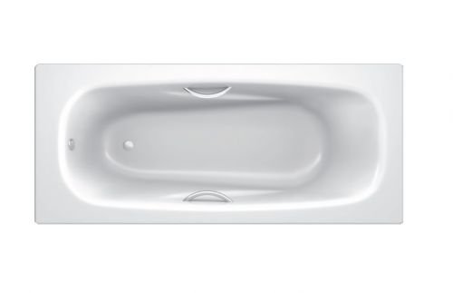 Ванна стальная BLB UNIVERSAL ANATOMICA 150*75, белая, с отверстиями для ручек в Горячем Ключе