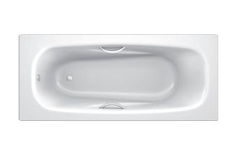 BLB UNIVERSAL ANATOMICA Ванна стальная 170*75, белая, с отверстиями для ручек в #REGION_NAME_DECLINE_PP#