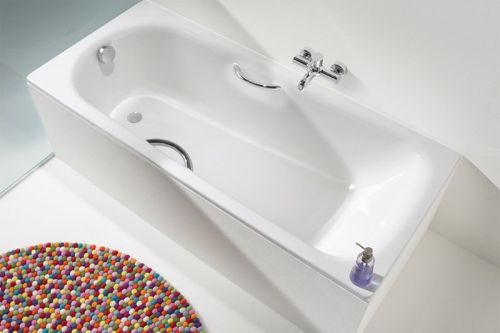 Kaldewei Eurowa Verp. Стальная ванна 150*70*39, alpine white, без ножек, с отверстиями для ручек в Горячем Ключе