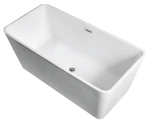 Ванна акриловая Azario LINCOLN 1700*750*580, свободностоящая, в комплекте с сифоном и металлической рамой в Горячем Ключе